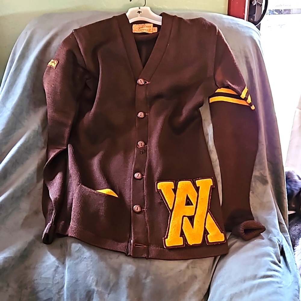 40s Vintage, Retro Letterman Jacket